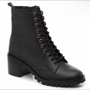 Crown vintage Beladia boots women 9.5 black combat biker boots Y2K casual grunge